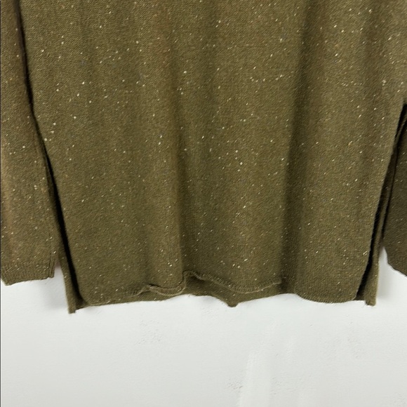 Aritzia Talula Olive Angora Wool Cashmere Blend Knit Pullover Size Small - Picture 5 of 9